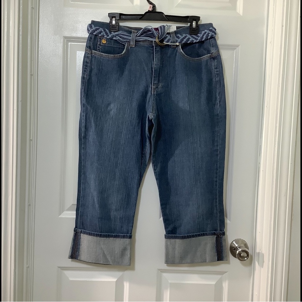Gloria Vanderbilt Dark Blue Ankle Jeans size 10 . NWT - Picture 4 of 11